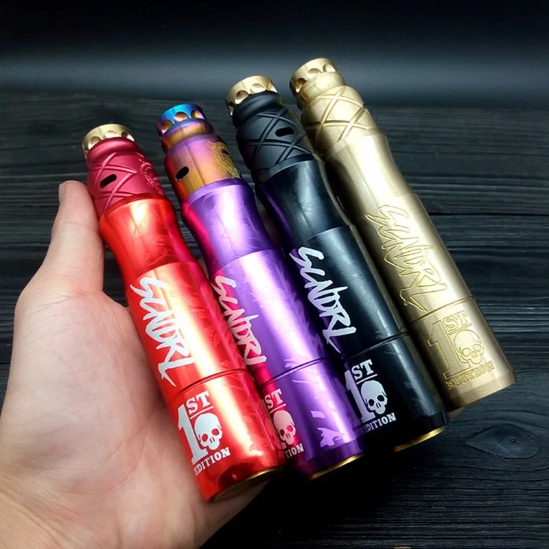 Newest E-cigarette Kits Scndrl mod Kit V1 18650 battery 27mm diameter Scndrl Mechanical Mod with 510 thread RDA drip Atomizer
Newest E-cigarette Kits Scndrl mod Kit V1 18650 battery 27mm diameter Scndrl Mechanical Mod with 510 thread RDA drip Atomizer