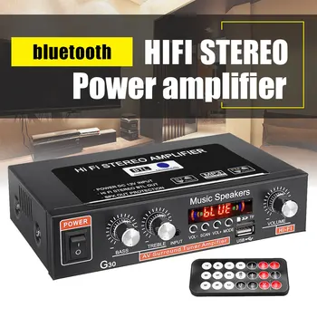 2-channel Car Audio Bass Subwoofers Amplifier HiFi Stereo Bluetooth 2 Channel Digital Powerful Car Amplifier Audio Amp 220V
2-channel Car Audio Bass Subwoofers Amplifier HiFi Stereo Bluetooth 2 Channel Digital Powerful Car Amplifier Audio Amp 220V
