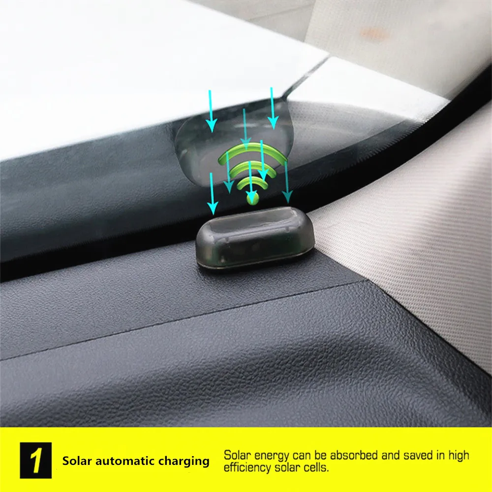 Solar USB Power Car Alarm Light Anti-Theft Warning Flash Blinking Fake Car Led Light Flash Blinking Lamp Red Blue New Update
Solar USB Power Car Alarm Light Anti-Theft Warning Flash Blinking Fake Car Led Light Flash Blinking Lamp Red Blue New Update