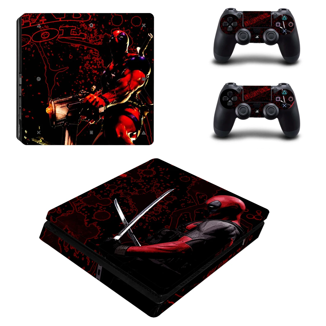Deadpool Style Skin Sticker for PS4 Slim Console & Controllers Decal Vinyl Skins Cover Game Accessories YSP4S-3571
Deadpool Style Skin Sticker for PS4 Slim Console & Controllers Decal Vinyl Skins Cover Game Accessories YSP4S-3571