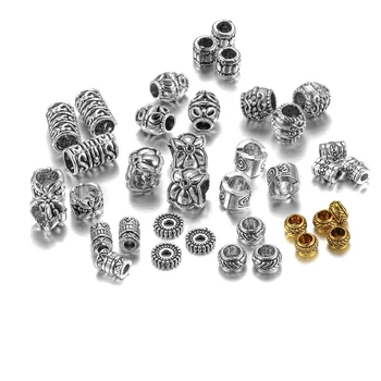 20pcs/lot Tibetan Silver Color Big Hole Spacer Loose Beads Metal Zinc Alloy Charm Bead For DIY Bracelet Jewelry Makings
20pcs/lot Tibetan Silver Color Big Hole Spacer Loose Beads Metal Zinc Alloy Charm Bead For DIY Bracelet Jewelry Makings
