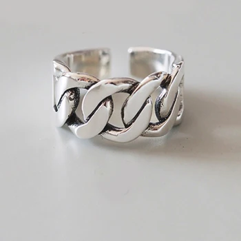 Wholesale Real 925 Sterling Silver Hollow Chain Rings For Women Statement Jewelry Finger Ring anillos mujer bijoux
Wholesale Real 925 Sterling Silver Hollow Chain Rings For Women Statement Jewelry Finger Ring anillos mujer bijoux