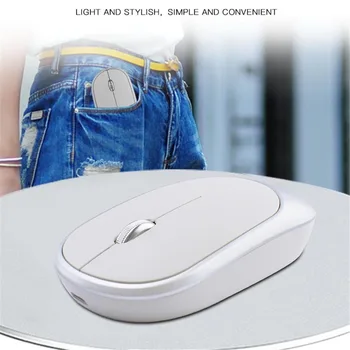 Slient Rechargeable Bluetooth Wireless Mouse 2.4Ghz 4 Buttons 800/1200/1600 DPI Computer PC Optical Mouse USB Wireless Mouse
Slient Rechargeable Bluetooth Wireless Mouse 2.4Ghz 4 Buttons 800/1200/1600 DPI Computer PC Optical Mouse USB Wireless Mouse
