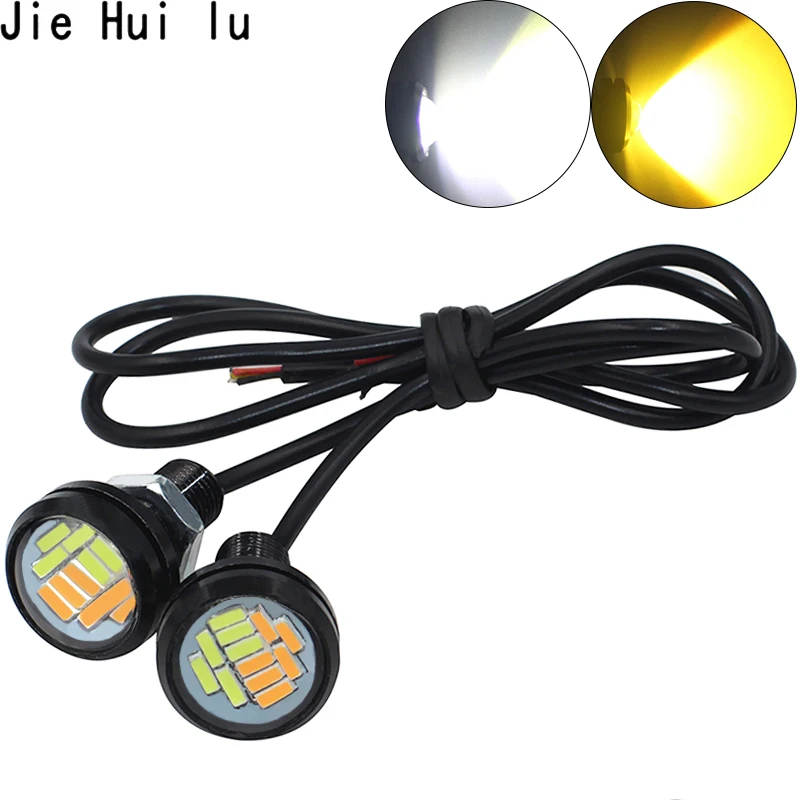 2PCS Eagle Eye Car Light Assembly Vehicle DRL LED Daytime Running Lights Backup White Parking Signal Lamp Universal Accessories
2PCS Eagle Eye Car Light Assembly Vehicle DRL LED Daytime Running Lights Backup White Parking Signal Lamp Universal Accessories