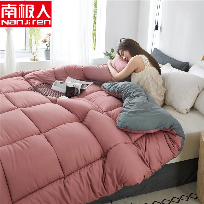 

CF High-grade All-season Down Duvet Plush Hotel Home Bedding Comforter New Design Cotton Microfiber Fill Washable Duvet