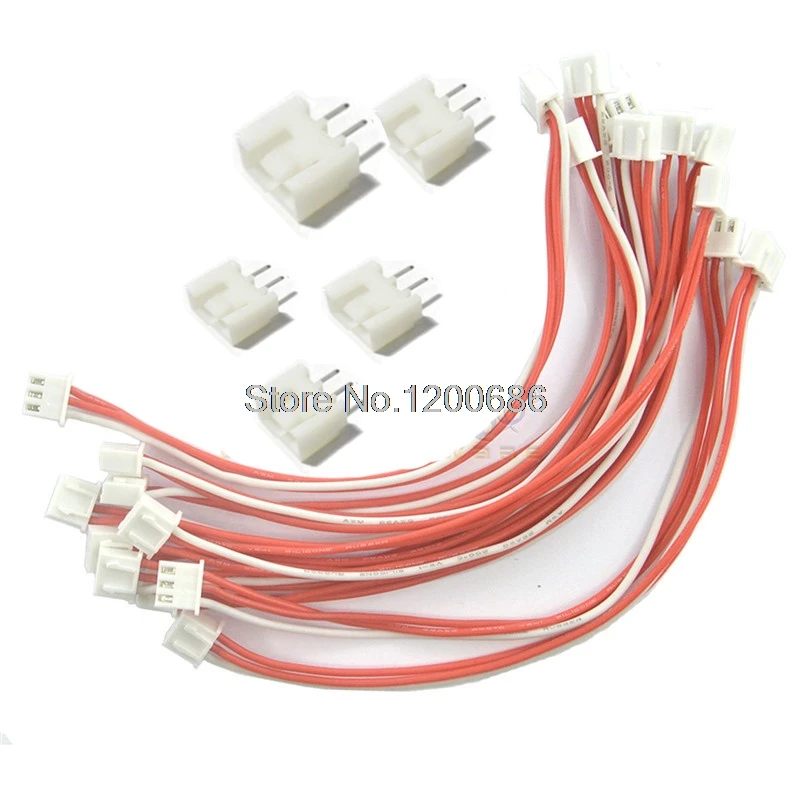 

30CM 24AWG 2 Pin Cable with Dual End XH2.54 2Pin Female Connector Cable XH2.54mm Pitch Cable Plug 30cm
