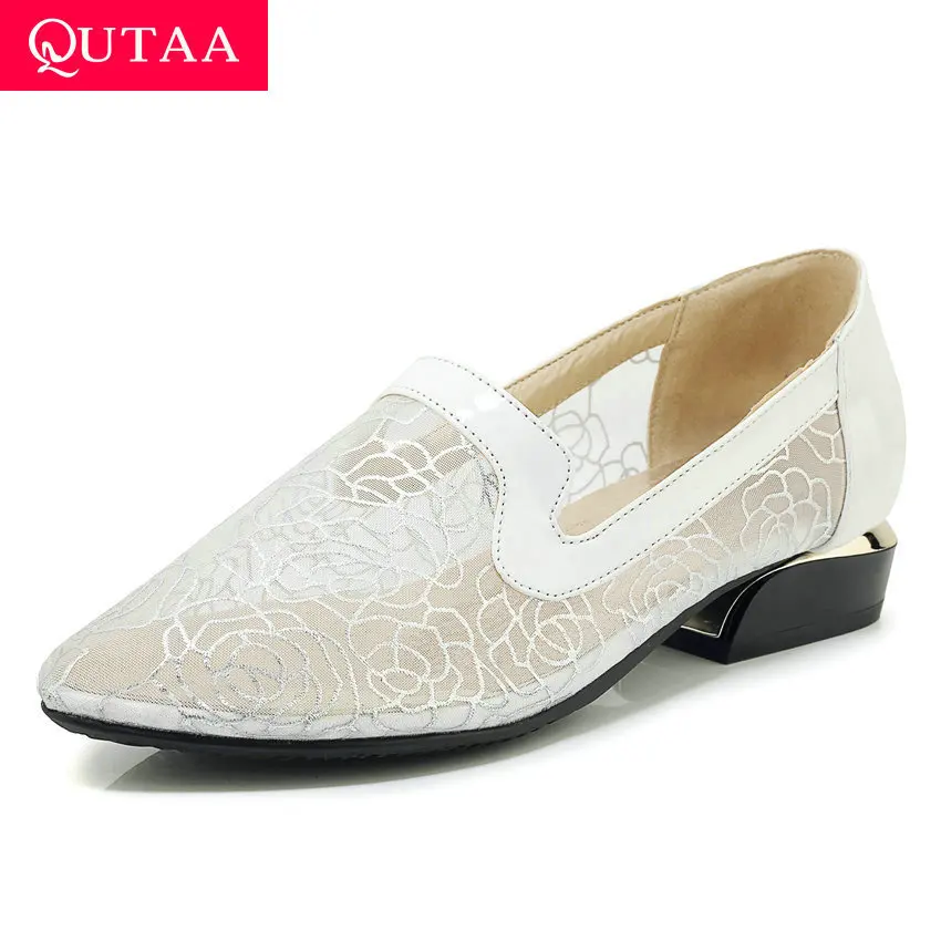 QUTAA 2020 Square Heel Fashion Pointed Toe All Match Women Pumps Patchwork Scrub Mesh Slip on Women Single Shoes Big Size 34-43
QUTAA 2020 Square Heel Fashion Pointed Toe All Match Women Pumps Patchwork Scrub Mesh Slip on Women Single Shoes Big Size 34-43