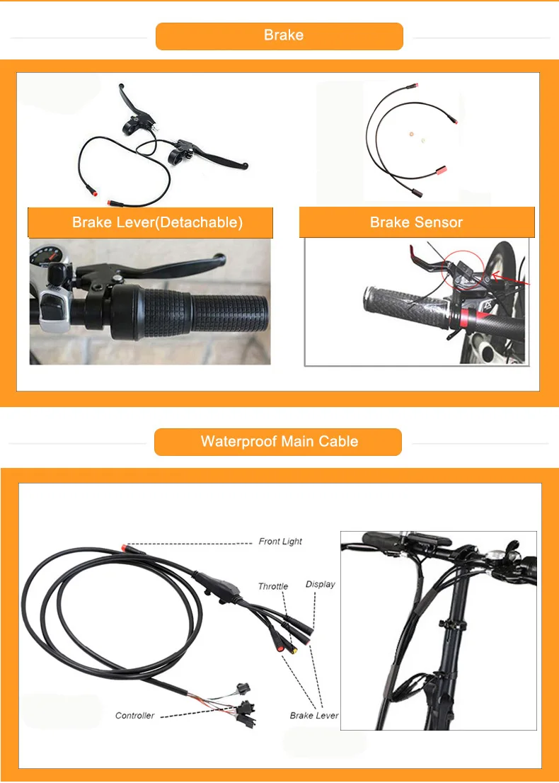 Cheap 36W 500W bafang electric bicycle conversion kit 30-50km/h ebike brushless gear hub motor led/lcd/s900/s6 display without battery 16