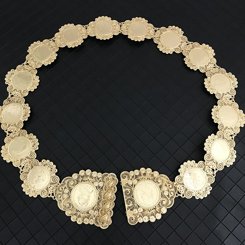 algeria French Coin Metal Belts Round Flower Waist Chain France Jewelry Party Caftan Belt Jewelry Petal Napoleon Jewelry Belts
algeria French Coin Metal Belts Round Flower Waist Chain France Jewelry Party Caftan Belt Jewelry Petal Napoleon Jewelry Belts