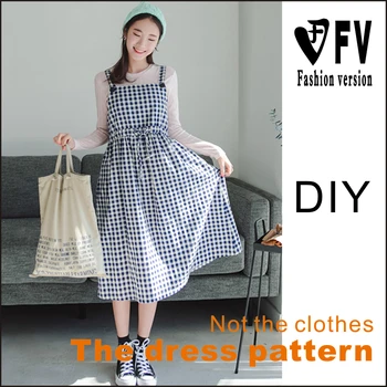 Sling Dress Pattern clothing pattern drawing clothing cutting drawing physical template BLQ-286
Sling Dress Pattern clothing pattern drawing clothing cutting drawing physical template BLQ-286