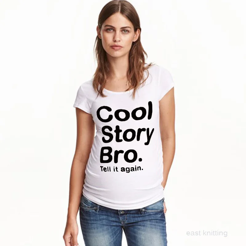 New Style Cool Story Bro. Tell It Again Trend Printed Hot Selling Maternity Clothes
New Style Cool Story Bro. Tell It Again Trend Printed Hot Selling Maternity Clothes