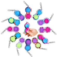 Mini Simple Dimple Fidgets Toy Soft Silicone Bubble Keychain Antistress Sensory Children Toys Early Educational Autism
Mini Simple Dimple Fidgets Toy Soft Silicone Bubble Keychain Antistress Sensory Children Toys Early Educational Autism