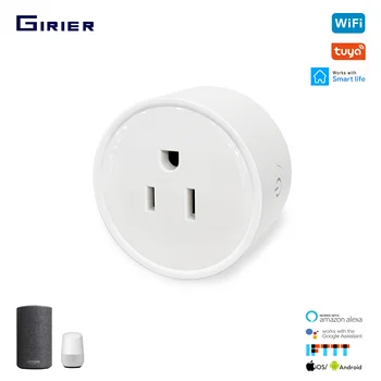 Smart Plug US 10A, Wifi Power Socket, Smart Life Tuya App Remote Control, Timing Voice Function, Works with Alexa Google Home
Smart Plug US 10A, Wifi Power Socket, Smart Life Tuya App Remote Control, Timing Voice Function, Works with Alexa Google Home