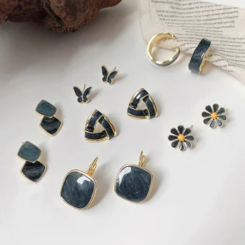 Blue Drop Earrings Dangle Earrings Women Earrings Earringsfashion Combination Earrings Restoring Ways Contracted Geometric
Blue Drop Earrings Dangle Earrings Women Earrings Earringsfashion Combination Earrings Restoring Ways Contracted Geometric