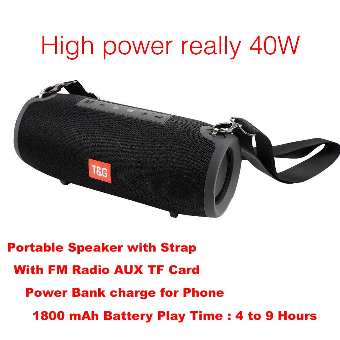 40W Bluetooth Speaker Portable Column Speaker Music Player Speakers Column BoomBox with FM Radio Aux TF Subwoofer pk TG125
40W Bluetooth Speaker Portable Column Speaker Music Player Speakers Column BoomBox with FM Radio Aux TF Subwoofer pk TG125