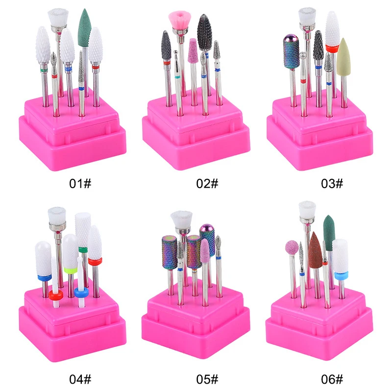 Tungsten Carbide Nail Drill Bit 3 / 32 " Carbide Nail Drill Bits Set 7Pcs Acrylic Nail File Drill Bit For Nail Electric Drilling
Tungsten Carbide Nail Drill Bit 3 / 32 " Carbide Nail Drill Bits Set 7Pcs Acrylic Nail File Drill Bit For Nail Electric Drilling