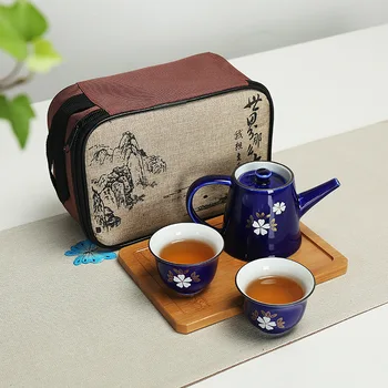 Portable Chinese Travel Kung Fu Tea Set Ceramic Teapot Porcelain Teaset Gaiwan Tea Cups Of Tea Ceremony Tea Pot With Travel Bag
Portable Chinese Travel Kung Fu Tea Set Ceramic Teapot Porcelain Teaset Gaiwan Tea Cups Of Tea Ceremony Tea Pot With Travel Bag