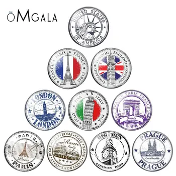 Eiffel Tower Big Ben Clock Statue of Liberty Image Glass Gems Cabochon Dome Demo Flat Back DIY Halloween Jewelry Accessories
Eiffel Tower Big Ben Clock Statue of Liberty Image Glass Gems Cabochon Dome Demo Flat Back DIY Halloween Jewelry Accessories