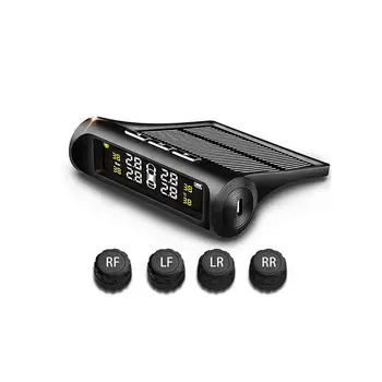 Solar Charging Car TPMS Tire Pressure Monitoring System HD Digital LCD Display Auto Alarm tool Wireless 4 external Sensor
Solar Charging Car TPMS Tire Pressure Monitoring System HD Digital LCD Display Auto Alarm tool Wireless 4 external Sensor