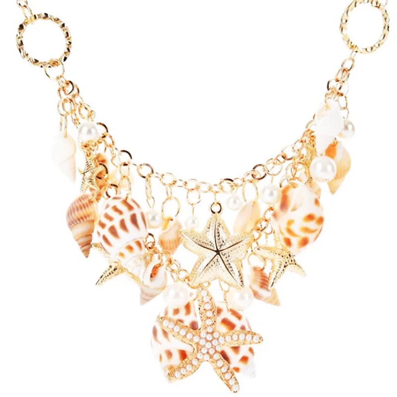 2019 Schelpen Ketting Collier Coquillage Kolye Collares Moana Beach Glittering Starfish Shell Necklace Collar Concha Seashell
2019 Schelpen Ketting Collier Coquillage Kolye Collares Moana Beach Glittering Starfish Shell Necklace Collar Concha Seashell