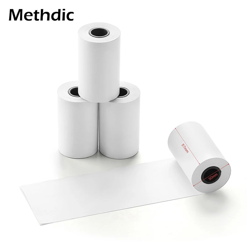 Methdic 5rolls Thermal Paper 57x30mm Cash Register Paper Till Roll thermal roll paper
Methdic 5rolls Thermal Paper 57x30mm Cash Register Paper Till Roll thermal roll paper