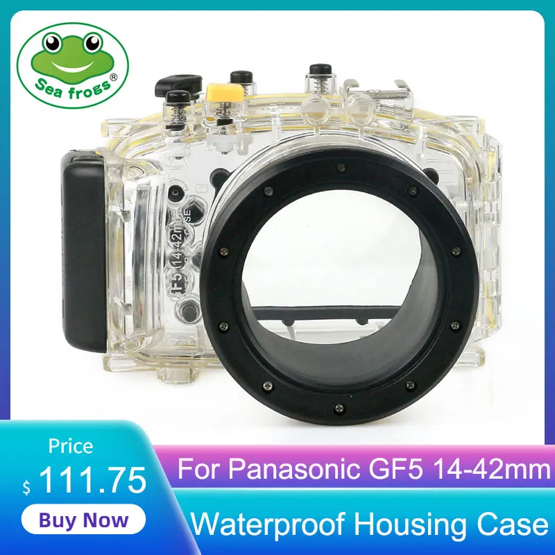 For Panasonic GF5 14-42mm Digital Camera Diving Case Underwater Waterproof Housing Case Transparent Waterproof Cover
For Panasonic GF5 14-42mm Digital Camera Diving Case Underwater Waterproof Housing Case Transparent Waterproof Cover