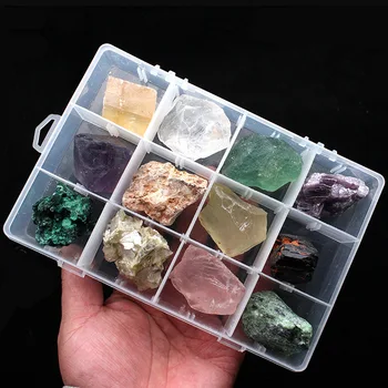 Anju Crystal Crushed Stone 12 Lattice Natural Crystal Mineral Box Specimen Original Stone Crystal Ornament
Anju Crystal Crushed Stone 12 Lattice Natural Crystal Mineral Box Specimen Original Stone Crystal Ornament