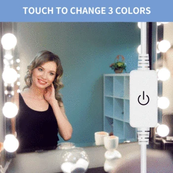 3 Colors Led Makeup Mirror Light USB Hollywood Led Stepless Dimmable Dressing Table Lamp 12V Led Touch Bathroom Vanity Wall Lamp 
3 Colors Led Makeup Mirror Light USB Hollywood Led Stepless Dimmable Dressing Table Lamp 12V Led Touch Bathroom Vanity Wall Lamp