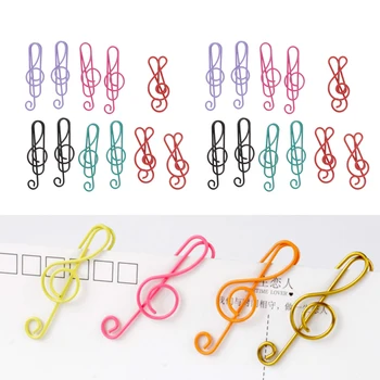 40 Pieces Each Pack Colorful Metal Paper Clips Office Home School Table Organize Tool, CUTE Music Symbol Shape
40 Pieces Each Pack Colorful Metal Paper Clips Office Home School Table Organize Tool, CUTE Music Symbol Shape