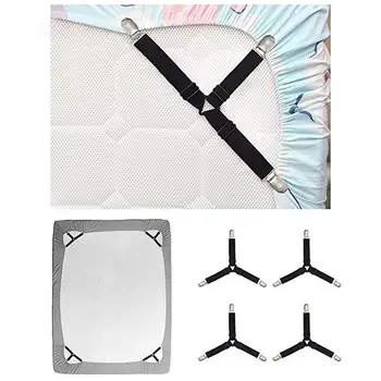 4pcs / set Elastic Bed Sheet Tweezers Belt Fixing Bed Mattress Sheets For Blankets Sheets Home Textiles Organize Gadgets
4pcs / set Elastic Bed Sheet Tweezers Belt Fixing Bed Mattress Sheets For Blankets Sheets Home Textiles Organize Gadgets