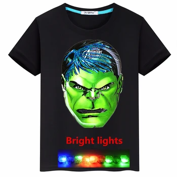 Children's T-shirt short-sleeved cotton cloth stickers light colorful 3 color short-sleeved children's clothing shirt trend
Children's T-shirt short-sleeved cotton cloth stickers light colorful 3 color short-sleeved children's clothing shirt trend