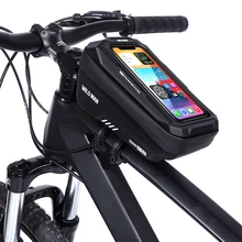 WILD MAN 1L Quick Release Waterproof Bycicle Front Frame Bike Bag Bike Phone Holder Touch Screen Top Mountain Road Bike Cycling
WILD MAN 1L Quick Release Waterproof Bycicle Front Frame Bike Bag Bike Phone Holder Touch Screen Top Mountain Road Bike Cycling