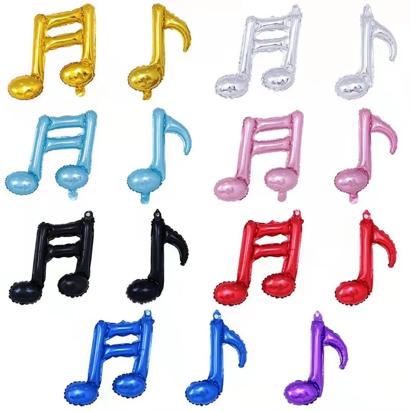 Фото 1pcSingle Примечание двойной в форме ноты концерт украшение одеваются | Воздушные шары и аксессуары (1005002275398742)