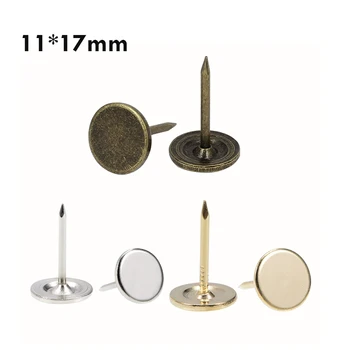 100pcs Antique Upholstery Nails Tacks Studs Ancient Style FurnitureWooden Box Sofa Shoes Wall Decorative11*17 mm 
100pcs Antique Upholstery Nails Tacks Studs Ancient Style FurnitureWooden Box Sofa Shoes Wall Decorative11*17 mm