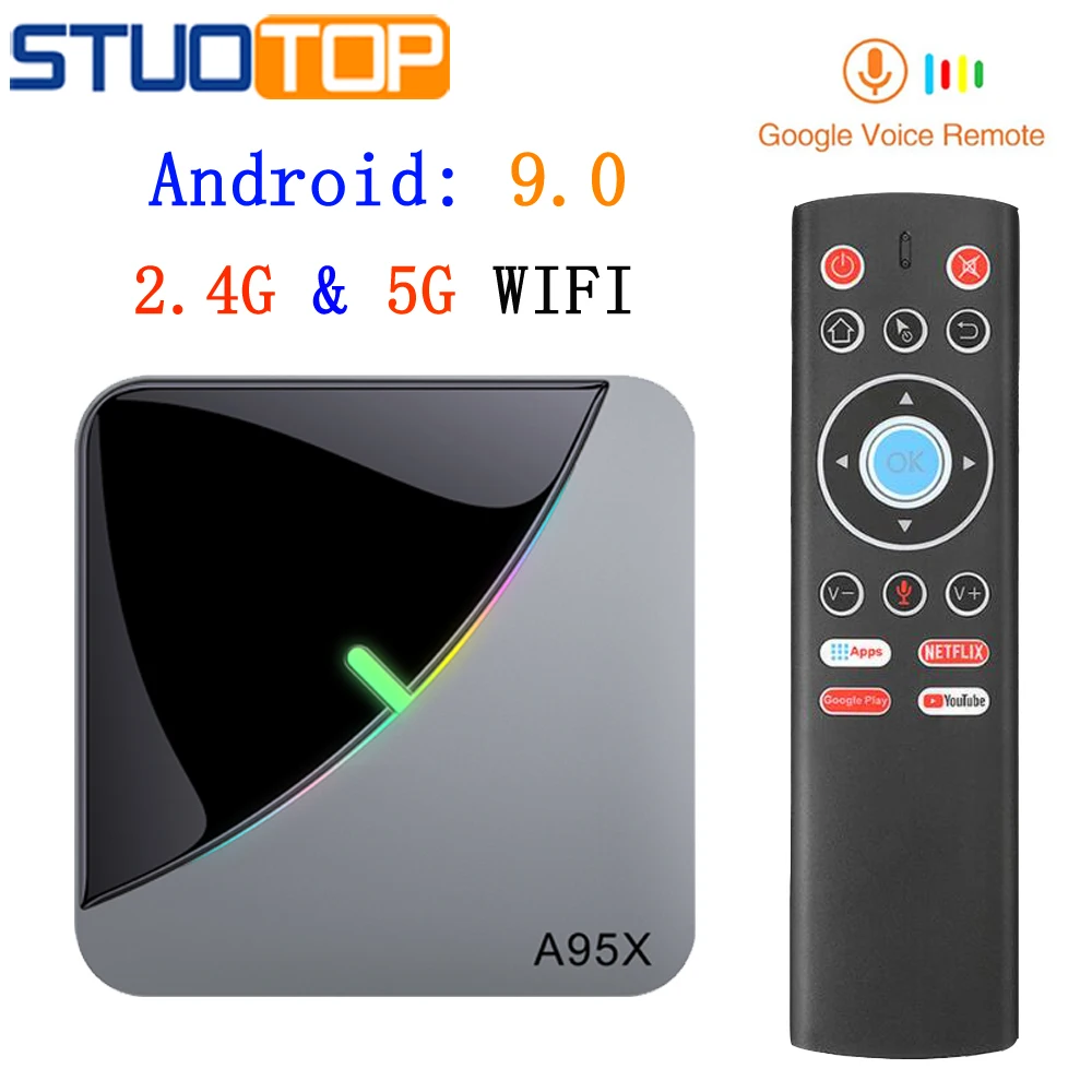 Smart Android 9.0 Tv Box amlogic S905X3 4G 64G 8k Quad-Core Set Top Box Media Player Support IPTV A95xF3Air
Smart Android 9.0 Tv Box amlogic S905X3 4G 64G 8k Quad-Core Set Top Box Media Player Support IPTV A95xF3Air