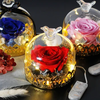 2020 Mother Day Present Beauty and the Beast Rose Valentines Day Gift Eternal Rose With Night Light in Glass Dome Birthday Gift
2020 Mother Day Present Beauty and the Beast Rose Valentines Day Gift Eternal Rose With Night Light in Glass Dome Birthday Gift