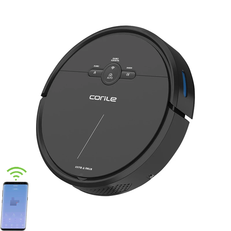 Automatic Recharge Robot Vacuum Cleaner Mobile Phone APP or Voice Control Intelligent Route Planning Cleaner with Water Tank
Automatic Recharge Robot Vacuum Cleaner Mobile Phone APP or Voice Control Intelligent Route Planning Cleaner with Water Tank