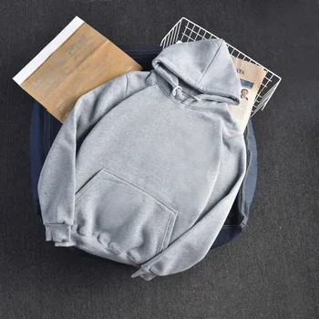 Solid color autumn and winter women's sweatshirt casual hooded sweatshirt 
Solid color autumn and winter women's sweatshirt casual hooded sweatshirt