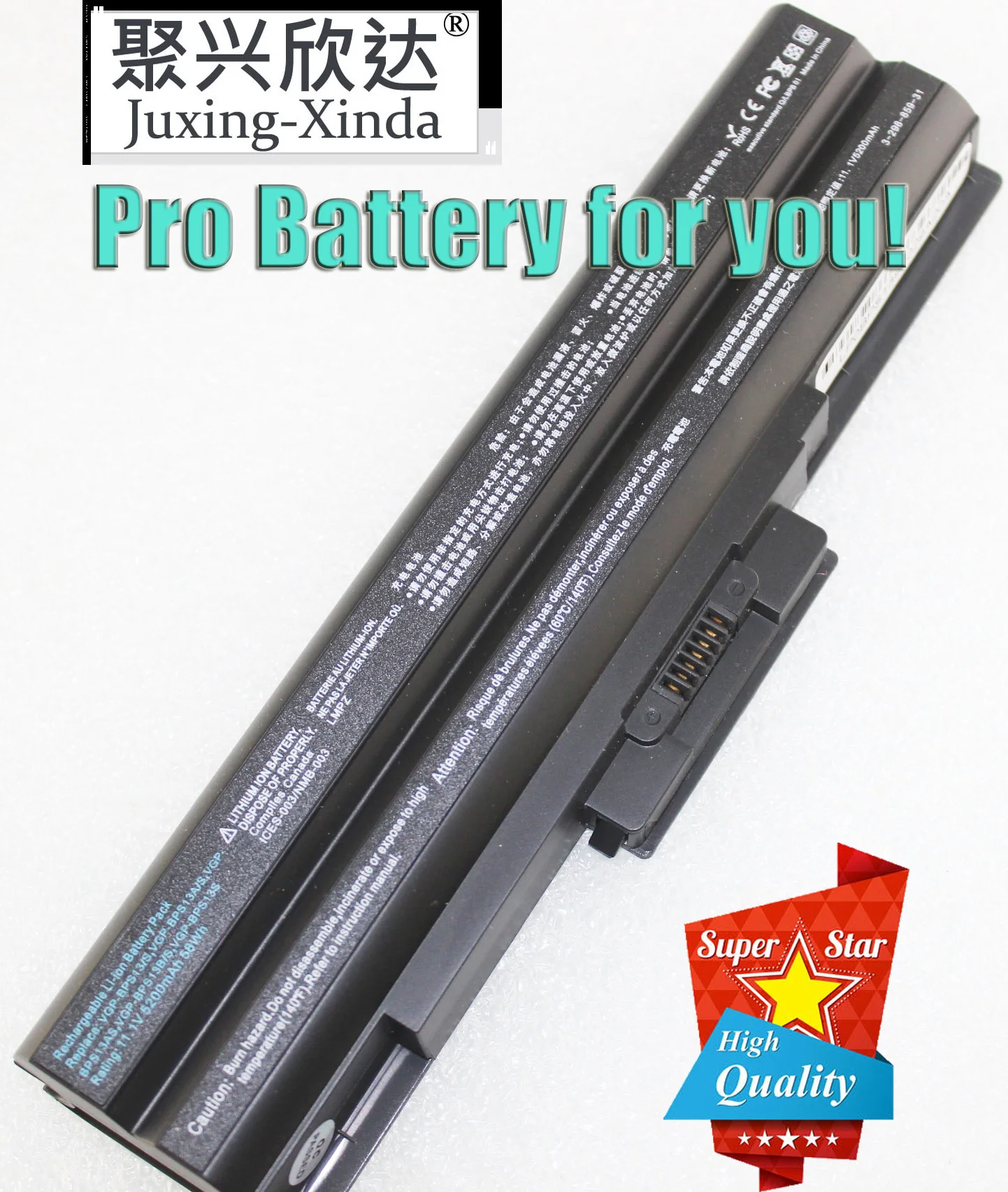 5200mAh 6Cell Laptop Battery for SONY VAIO VGP-BPS13/S VGP-BPS13A/S VGP-BPS21/S VGP-BPL21A VGP-BPS13A/B VGP-BPS21B VGP-BPS13B/B 
5200mAh 6Cell Laptop Battery for SONY VAIO VGP-BPS13/S VGP-BPS13A/S VGP-BPS21/S VGP-BPL21A VGP-BPS13A/B VGP-BPS21B VGP-BPS13B/B