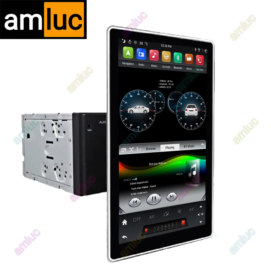 Tesla Style Android 12.8 inch big IPS Rotatable Screen Car Vehicle Truck Van Multimedia Radio Player GPS Navigation Universal
Tesla Style Android 12.8 inch big IPS Rotatable Screen Car Vehicle Truck Van Multimedia Radio Player GPS Navigation Universal