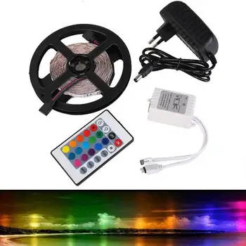 Atmosphere Lights Remote Controls EU Plug Strip Bulb Festival Light String Fairy Lights 5m LED RGB Lamp Bar 24Keypads Control
Atmosphere Lights Remote Controls EU Plug Strip Bulb Festival Light String Fairy Lights 5m LED RGB Lamp Bar 24Keypads Control
