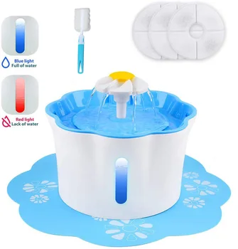 Automatic Pet Cat Fountain Drinker 2.6L Cat Fountain Water Feeder with View Window USB Water Dispenser with 3 Replaced Filters
Automatic Pet Cat Fountain Drinker 2.6L Cat Fountain Water Feeder with View Window USB Water Dispenser with 3 Replaced Filters