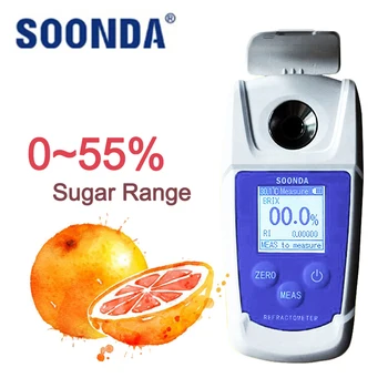 Rechargeable Digital Auto Refractometer Sugar Meter Hydrometer for Alcohol Wine Honey Fruit Beer Medicine Sugar Concentration
Rechargeable Digital Auto Refractometer Sugar Meter Hydrometer for Alcohol Wine Honey Fruit Beer Medicine Sugar Concentration