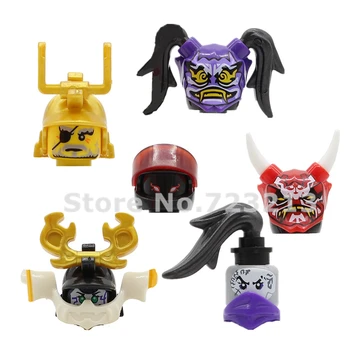 Single Sale Mr.E Figure Ninja Head Set Nadakhan Ultra Violet Hutchlns Samural X Model Face Building Blocks kits Brick Toys
Single Sale Mr.E Figure Ninja Head Set Nadakhan Ultra Violet Hutchlns Samural X Model Face Building Blocks kits Brick Toys