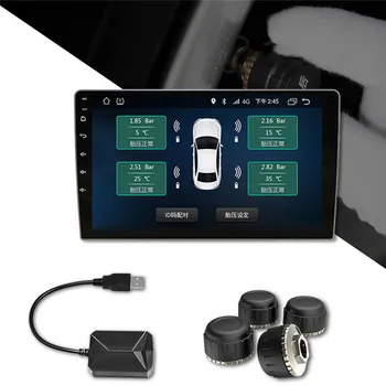 Professional USB Car Tire Pressure Monitor with TPMS External Sensors Monitoring Alarm System for Android Navigation
Professional USB Car Tire Pressure Monitor with TPMS External Sensors Monitoring Alarm System for Android Navigation