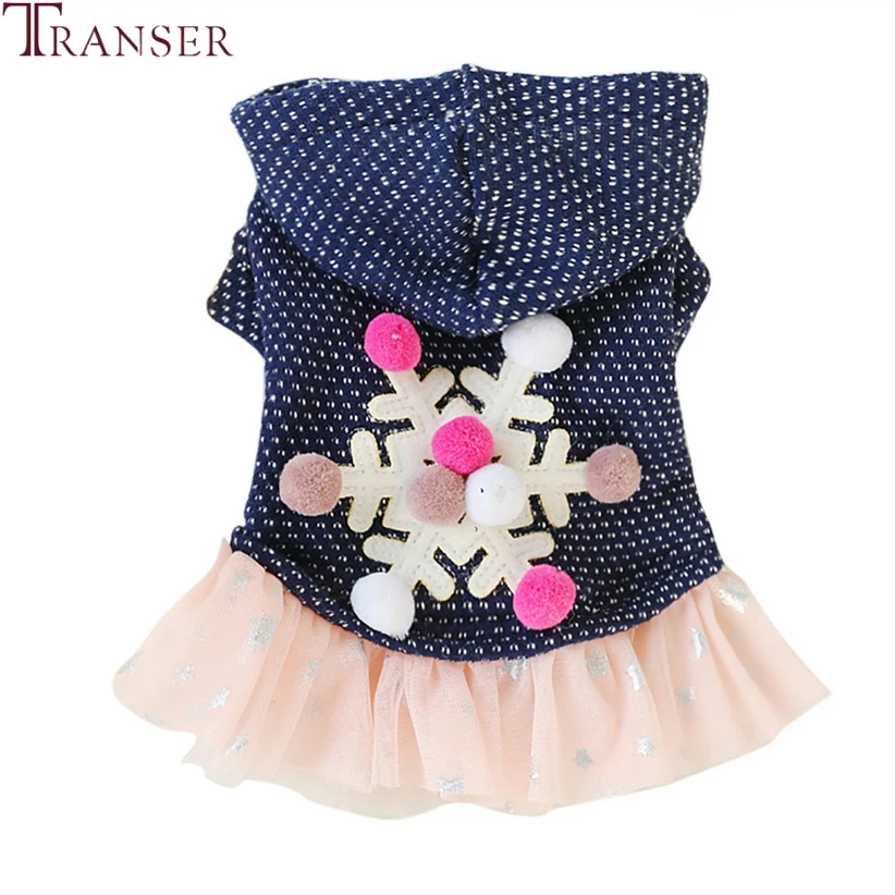 Transer Snowflake Pattern Hoodie Dog Lace Tutu Dress Star Print Pet Dog Coat Fashion Small Dog Clothes for Spring Fall 9904
Transer Snowflake Pattern Hoodie Dog Lace Tutu Dress Star Print Pet Dog Coat Fashion Small Dog Clothes for Spring Fall 9904