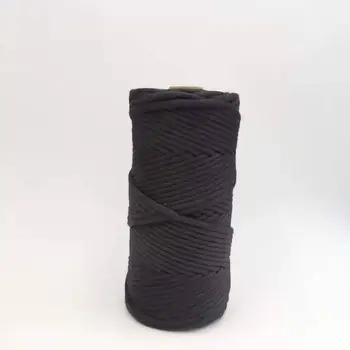 ROPEMATE PREMIUM SOFT COTTON CORD macrame decor project handmade 4MM 100Meters - 1 SINGLE STRAND - BLACK COLOR
ROPEMATE PREMIUM SOFT COTTON CORD macrame decor project handmade 4MM 100Meters - 1 SINGLE STRAND - BLACK COLOR