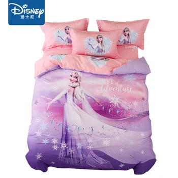 3D Printed cotton comfort Bedding Set Frozen Elsa Anna Princess Girls Single Bed linen Duvet Cover Pillowcases for 1.5m Bed 
3D Printed cotton comfort Bedding Set Frozen Elsa Anna Princess Girls Single Bed linen Duvet Cover Pillowcases for 1.5m Bed