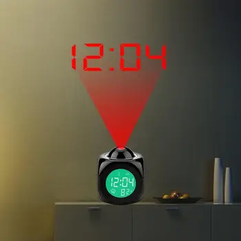 Creative Attention Projection Digital Weather LCD Snooze Clock Bell Alarm Display Backlight LED Projector Home Clock Timer L8B1
Creative Attention Projection Digital Weather LCD Snooze Clock Bell Alarm Display Backlight LED Projector Home Clock Timer L8B1