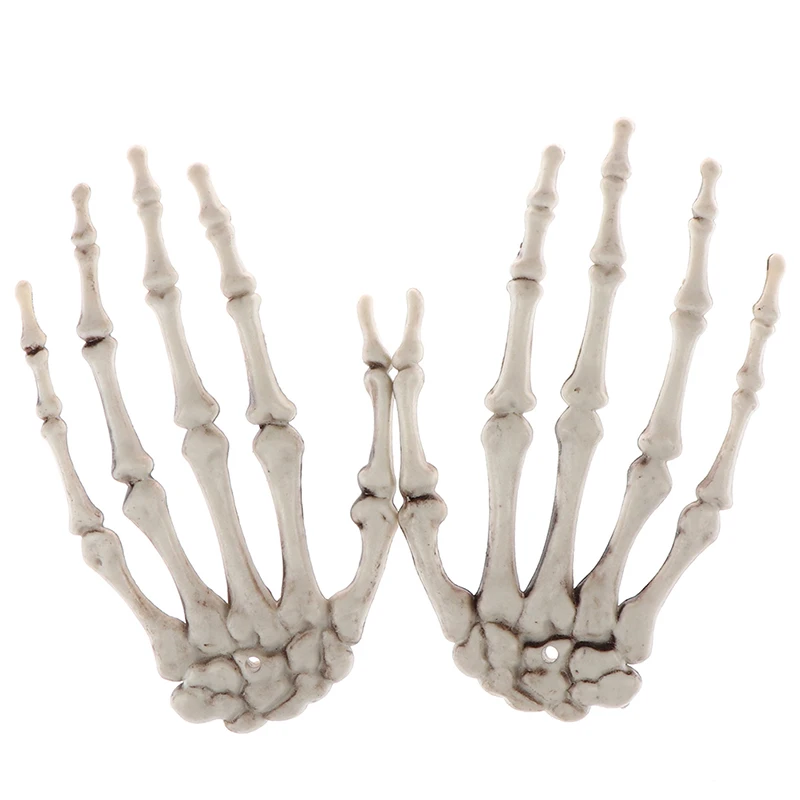 1 Pair Plastic Skeleton Hands Haunted House for Halloween Decoration Halloween Props Party DIY Decorations 15.5 x 10cm
1 Pair Plastic Skeleton Hands Haunted House for Halloween Decoration Halloween Props Party DIY Decorations 15.5 x 10cm